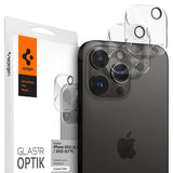 Spigen iPhone 14 Pro/14 Pro Max/15 Pro/15 Pro Max/16 Pro/16 Pro Max Kamerabeskytter Glas.tR Optik 2-pak Crystal Clear
