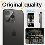 Spigen iPhone 14 Pro/14 Pro Max/15 Pro/15 Pro Max/16 Pro/16 Pro Max Kamerabeskytter Glas.tR Optik 2-pak Crystal Clear