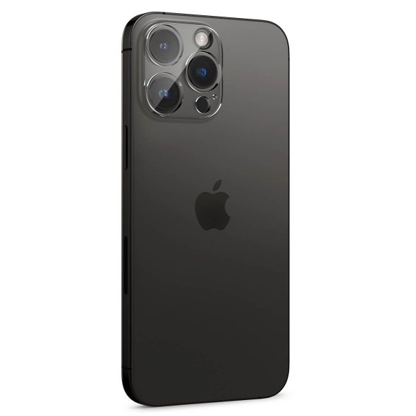 Spigen iPhone 14 Pro/14 Pro Max/15 Pro/15 Pro Max/16 Pro/16 Pro Max Kamerabeskytter Glas.tR Optik 2-pak Crystal Clear