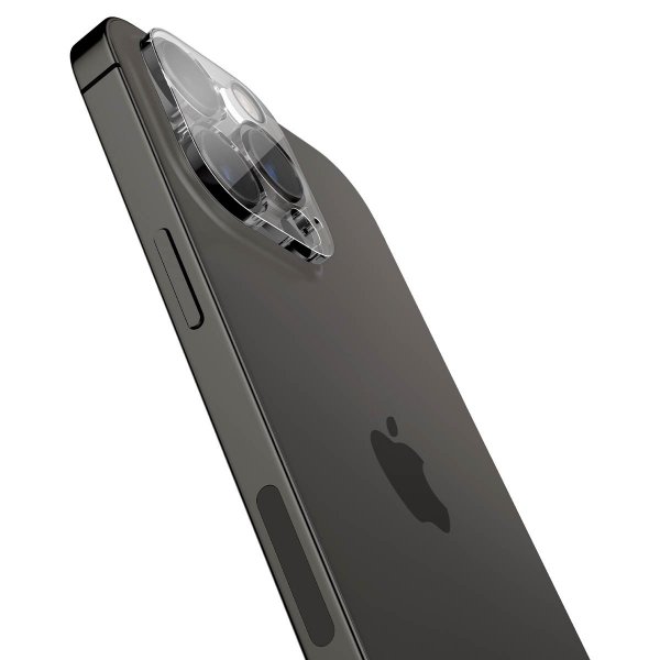 Spigen iPhone 14 Pro/14 Pro Max/15 Pro/15 Pro Max/16 Pro/16 Pro Max Kamerabeskytter Glas.tR Optik 2-pak Crystal Clear