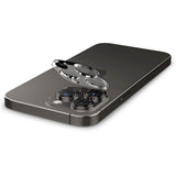 Spigen iPhone 14 Pro/14 Pro Max/15 Pro/15 Pro Max/16 Pro/16 Pro Max Kamerabeskytter Glas.tR Optik 2-pak Crystal Clear