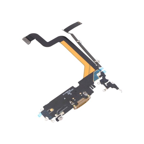 iPhone 14 Pro Ladestik med Flexkabel Original - Guld