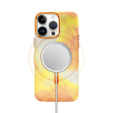 iPhone 14 Pro Cover Mønster Abstrakt Orange