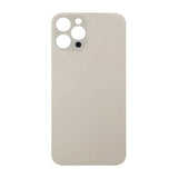 iPhone 14 Pro Max Bagside Glas med Klæbetape - Guld