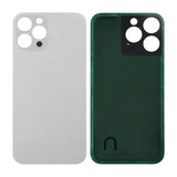 iPhone 14 Pro Max Bagsideglas med Selvklæbende tape - Hvid