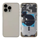 iPhone 14 Pro Max Bagside med Komplet Ramme OEM - Guld