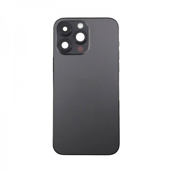 iPhone 14 Pro Max Bagside med Komplet Ramme - Sort