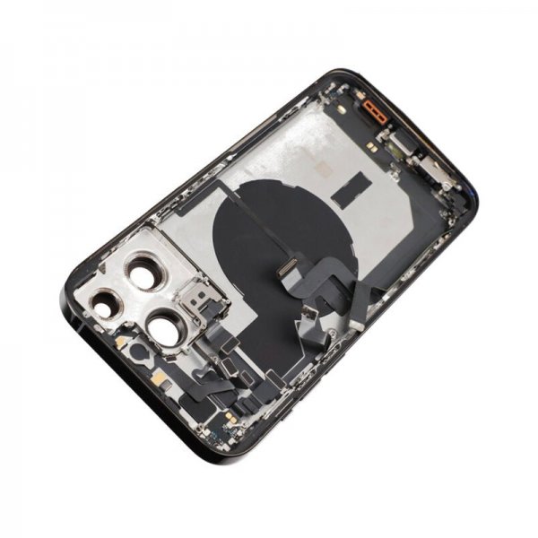 iPhone 14 Pro Max Bagside med Komplet Ramme - Sort