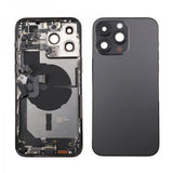 iPhone 14 Pro Max Bagside med Komplet Ramme - Sort