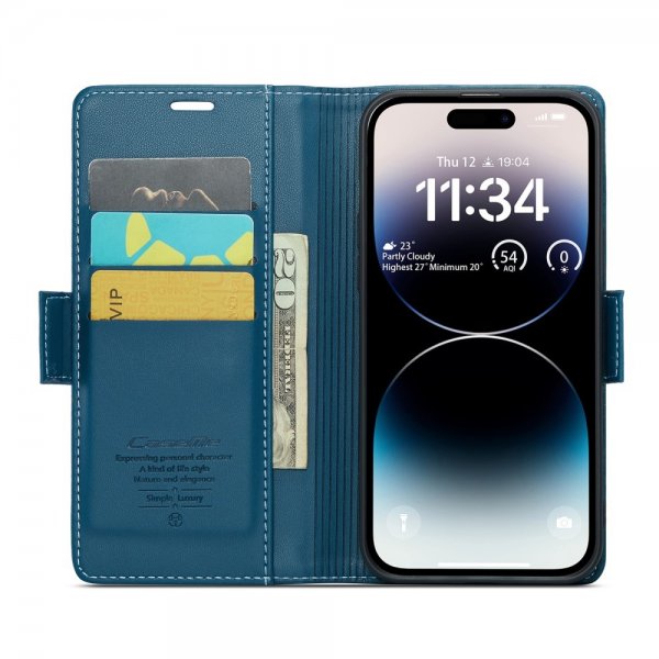 CaseMe iPhone 14 Pro Max Cover 023 Series Blå