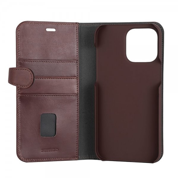Buffalo iPhone 14 Pro Max Cover 2-i-1 Aftagelig Pung Brun