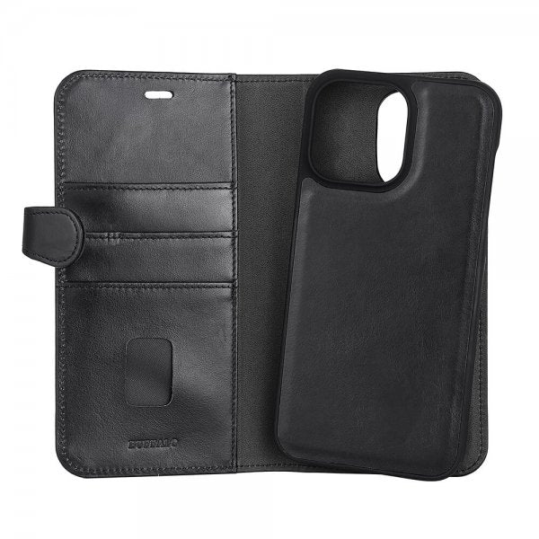 Buffalo iPhone 14 Pro Max Cover 2-i-1 Aftagelig Pung Sort