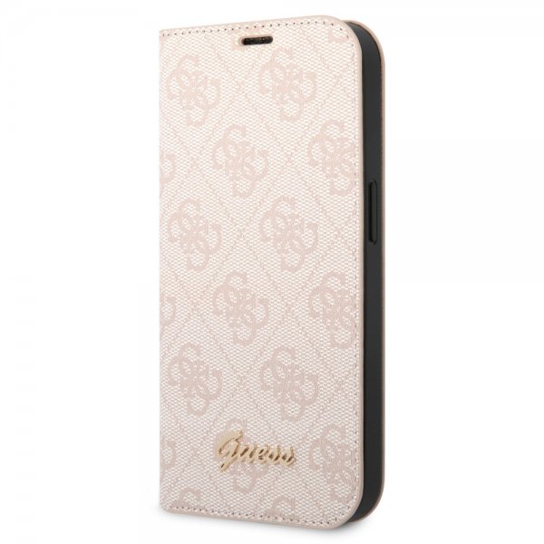 Guess iPhone 14 Pro Max Cover 4G Logo Rosa