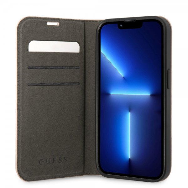 Guess iPhone 14 Pro Max Cover 4G Logo Rosa