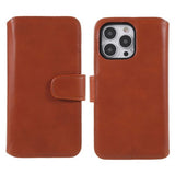 Nordic Covers iPhone 14 Pro Max Etui Essential Læder Maple Brown