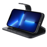 Nordic Covers iPhone 14 Pro Max Etui Essential Læder Raven Black