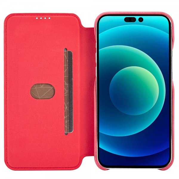 Lc.Imeeke iPhone 14 Pro Max Cover Flip Rød