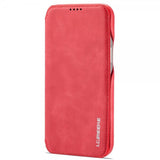 Lc.Imeeke iPhone 14 Pro Max Cover Flip Rød