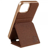 X-Level iPhone 14 Pro Max Etui Journey Series Brun