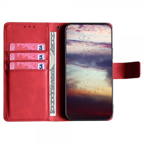 iPhone 14 Pro Max Cover Krokodillemønster Rød