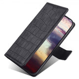 iPhone 14 Pro Max Cover Krokodillemønster Sort