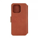 Krusell iPhone 14 Pro Max Etui Leather PhoneWallet Cognac