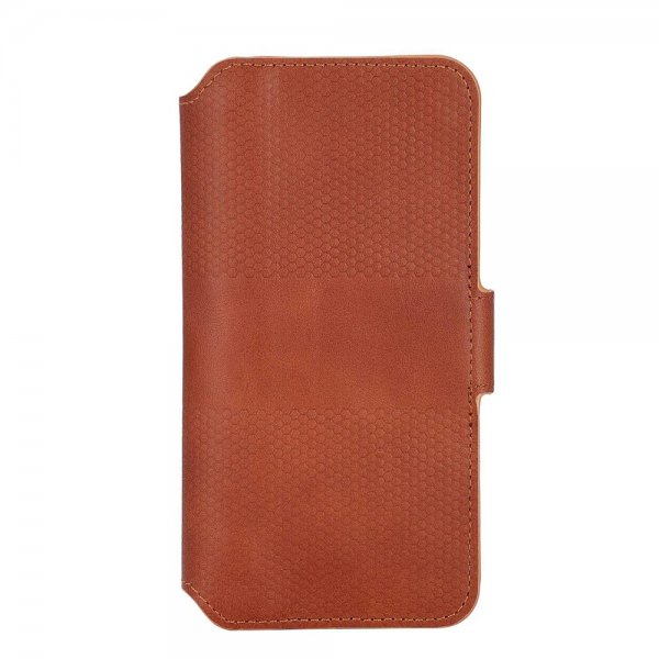 Krusell iPhone 14 Pro Max Etui Leather PhoneWallet Cognac