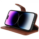 Nordic Covers iPhone 14 Pro Max Etui MagLeather Maple Brown