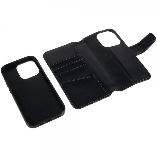 Nordic Covers iPhone 14 Pro Max Etui MagLeather Raven Black