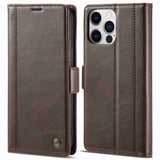 Lc.Imeeke iPhone 14 Pro Max Cover med Kortlomme Brun