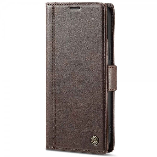 Lc.Imeeke iPhone 14 Pro Max Cover med Kortlomme Brun