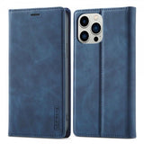 Lc.Imeeke iPhone 14 Pro Max Cover med Kortlomme Flip Blå