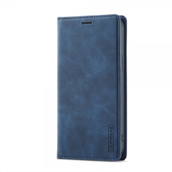 Lc.Imeeke iPhone 14 Pro Max Cover med Kortlomme Flip Blå