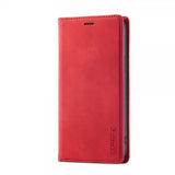Lc.Imeeke iPhone 14 Pro Max Cover med Kortlomme Flip Rød
