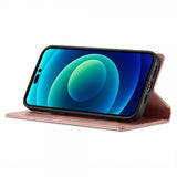 Lc.Imeeke iPhone 14 Pro Max Cover med Kortlomme Flip Rosa