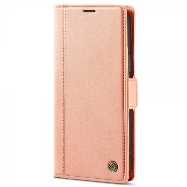 Lc.Imeeke iPhone 14 Pro Max Cover med Kortplads Rosa