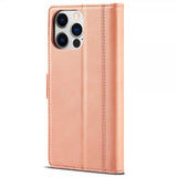 Lc.Imeeke iPhone 14 Pro Max Cover med Kortplads Rosa