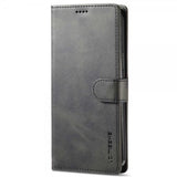 Lc.Imeeke iPhone 14 Pro Max Cover med Kortfag Stativfunktion Sort