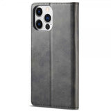 Lc.Imeeke iPhone 14 Pro Max Cover med Kortfag Stativfunktion Sort