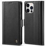 Lc.Imeeke iPhone 14 Pro Max Cover med Kortlomme Sort
