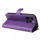 iPhone 14 Pro Max Cover med Aftageligt Cover KT Leather Series-3 Lilla