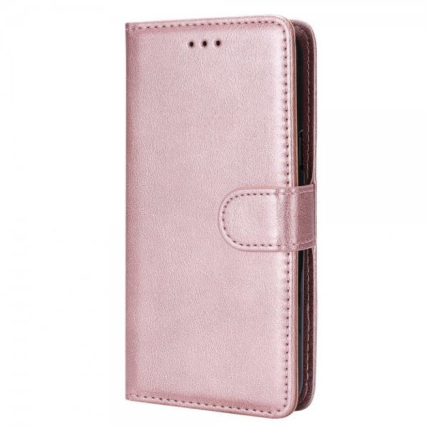iPhone 14 Pro Max Cover med Aftageligt Skal KT Leather Series-3 Rosaguld