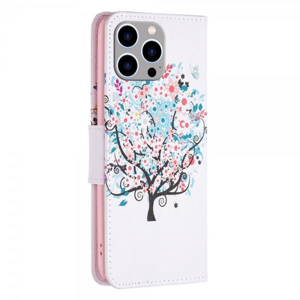iPhone 14 Pro Max Cover Motiv Blomstertræ