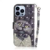 iPhone 14 Pro Max Cover Motiv Sort Kat