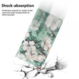 iPhone 14 Pro Max Cover Motiv Hvide Blomster