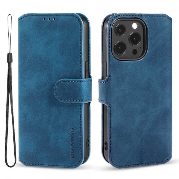 Dg.Ming iPhone 14 Pro Max Retro Blå Cover