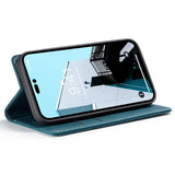 CaseMe iPhone 14 Pro Max Cover Retro Flip Petrol