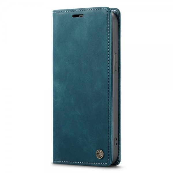CaseMe iPhone 14 Pro Max Cover Retro Flip Petrol
