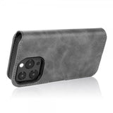 Dg.Ming iPhone 14 Pro Max Etui Retro Grå