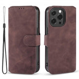 Dg.Ming iPhone 14 Pro Max Etui Retro Kaffe